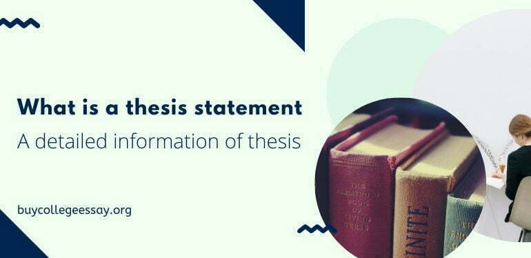 What is a thesis statement 