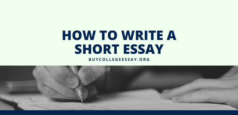 how to make a short essay