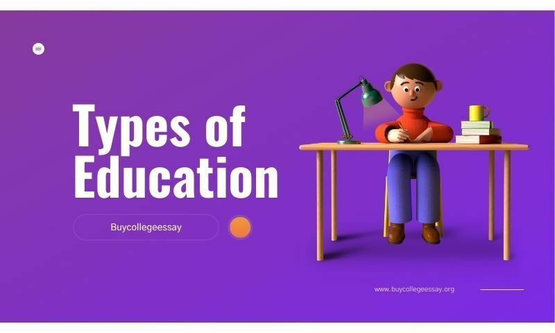 types of education